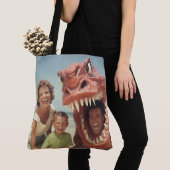 Een monsterdag op het strand tote bag (Dichtbij)