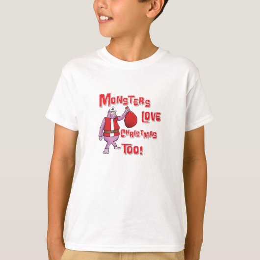 Een monsterlijk kerstwonder shirt (Voorkant)