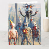 Een monsterlijke viering kaart (Voorkant)