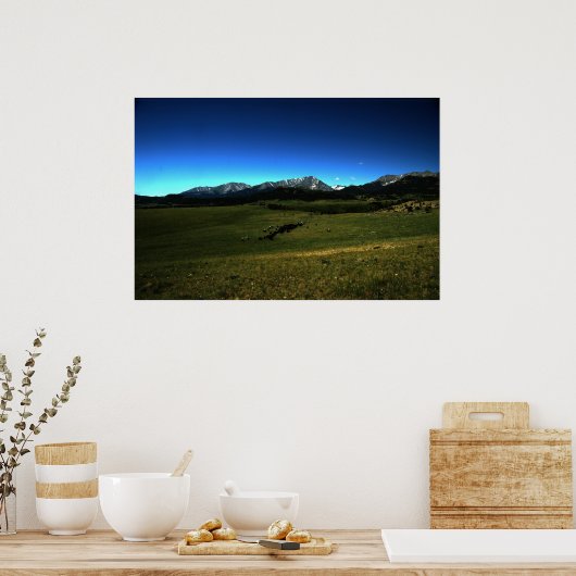 Een Montana Cattle Drive Poster (Keuken)