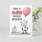 Een MOO-revelous verjaardag! | Een dag vol Koe Kaart (Staand voorkant)