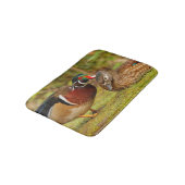 Een mooi aanraakmoment tussen houten eenden badmat (Gekanteld)