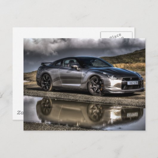 Een mooi afbeelding van een mooi stuk motor en briefkaart (Voorkant / Achterkant)