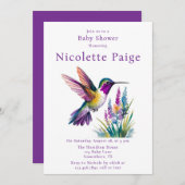 Een mooi begin: een Baby shower Kaart (Voorkant / Achterkant)