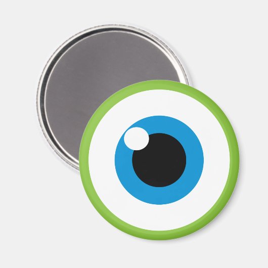 EEN MOOI BLAUW OOG MAGNEET (Voorkant / Achterkant)