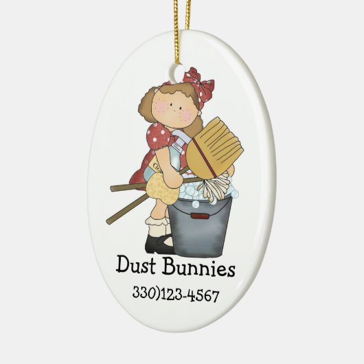 Een mooi CLEAN-thema Keramisch Ornament (Links)