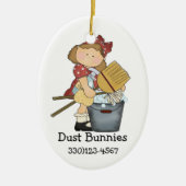 Een mooi CLEAN-thema Keramisch Ornament (Voorkant)