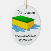 Een mooi CLEAN-thema Keramisch Ornament (Rechts)