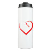 Een mooi hart thermosbeker (Voorkant)