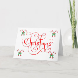 Een mooi kerstfeest en een mooi nieuwjaar feestdagen kaart