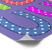 Een mooi kleurrijk Poster met de ABC's voor de Kin (Hoek)