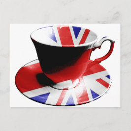 Een mooi kopje Engelse thee Briefkaart