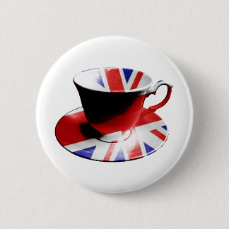 Een mooi kopje Engelse thee Ronde Button 5,7 Cm