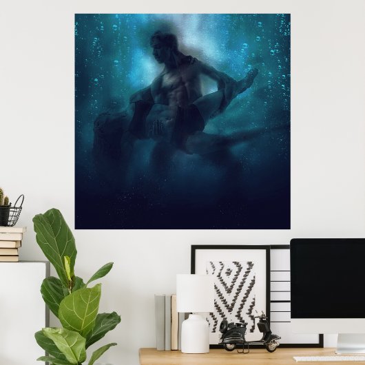 Een mooi koppel dansen poster (Thuiskantoor)