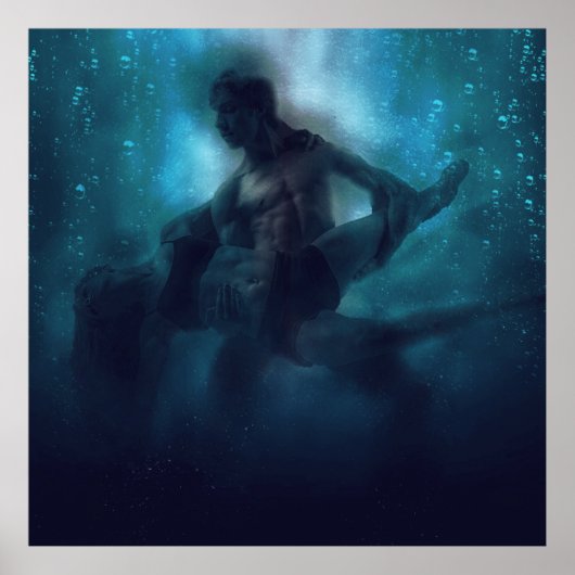 Een mooi koppel dansen poster (Voorkant)