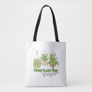 Een mooi label voor plant liefhebbende moeder. tote bag