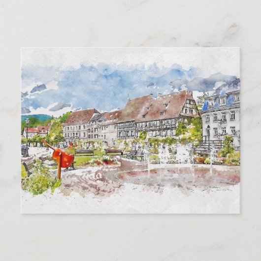 Een mooi landgoed briefkaart (Voorkant)