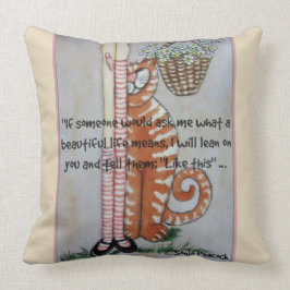 Een mooi leven kussen