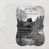 Een mooi meer tafereel voor een bruiloft kaart (Voorkant / Achterkant)