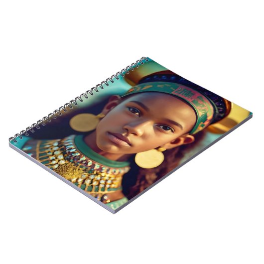 Een mooi meisje uit de Oost-Afrikaanse stammen Notitieboek (Linkerzijde)