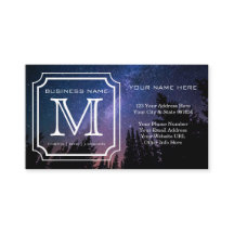 Een mooi monogram, eenvoudig landschap