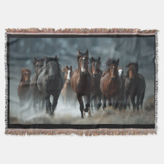 Een mooi paard ontworpen deken