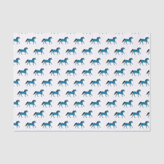 Een mooi paardenpapier tissuepapier (Voorkant)