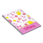 Een mooi prinsesontwerp notitieboek (Rechterzijde)