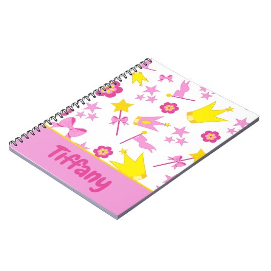 Een mooi prinsesontwerp notitieboek (Linkerzijde)