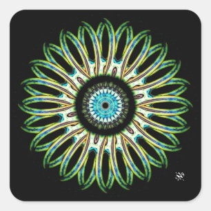 Een mooi rond ding vC2 Vierkante Sticker