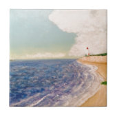 Een mooi Sandy Beach Tegeltje (Voorkant)