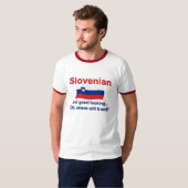 Een mooi Sloveens T-shirt (Voorkant volledig)