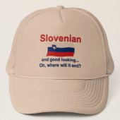 Een mooi Sloveens Trucker Pet (Voorkant)