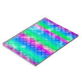 Een mooi spectrum van zeemeermin kleuren notitieboek (Linkerzijde)