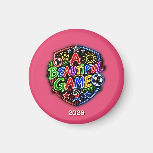 Een mooi spel voor kinderen magneet (Voorkant)