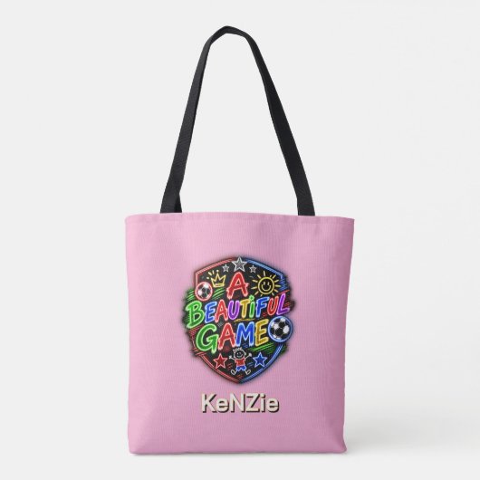 Een mooi spel voor kinderen tote bag (Achterkant)