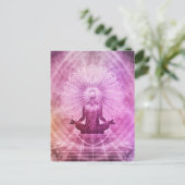 Een mooi spirituele ontwaken briefkaart (Staand voorkant)