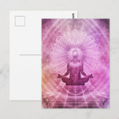 Een mooi spirituele ontwaken briefkaart (Voorkant / Achterkant)