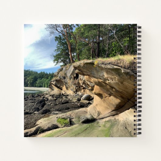 Een mooi tijdschrift met natuur en rommel notitieboek (Achterkant)