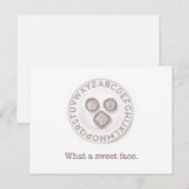 Een mooi Truffle-gezicht Briefkaart (Voorkant / Achterkant)