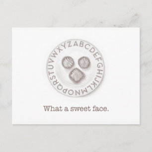 Een mooi Truffle-gezicht Briefkaart