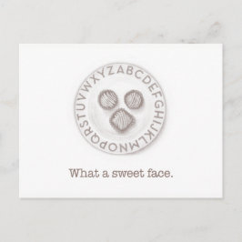 Een mooi Truffle-gezicht Briefkaart