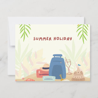Een mooi vakantieseizoen 🎉 briefkaart