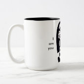 Een mooi vat voor je koffie tweekleurige koffiemok (Links)