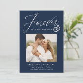 Een mooie afsluiter van het Navy Verloving Kaart (Staand voorkant)