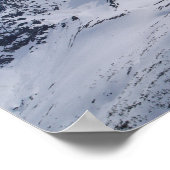 Een mooie Alaska-bergscène! Poster (Hoek)