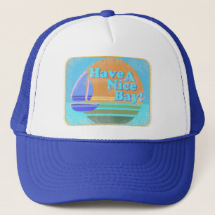 Een mooie baai! trucker pet