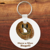 Een mooie bagel! sleutelhanger (Voorkant)