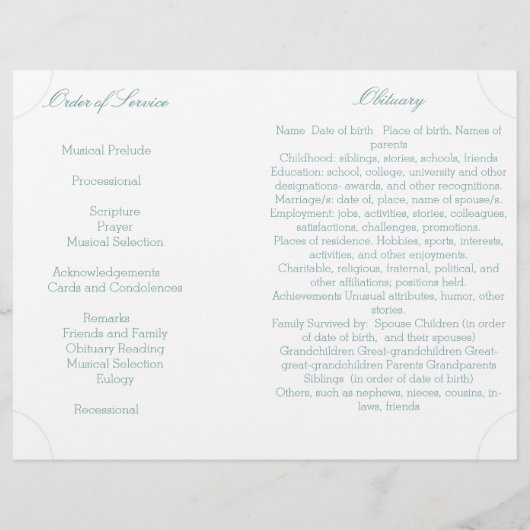 Een mooie begrafenis van het Leven programma, één (Achterkant)