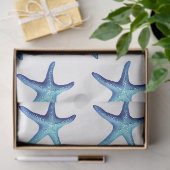 Een mooie blauwe nautische serie ontwerp 2 tissuepapier (Geschenk)